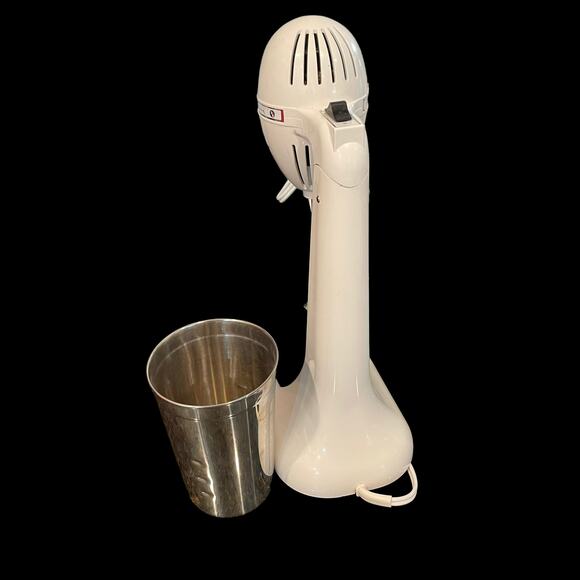 Hamilton Beach Drink Master Milkshake Vintage Malt Mixer 727w Tested Works White - Picture 8 of 10